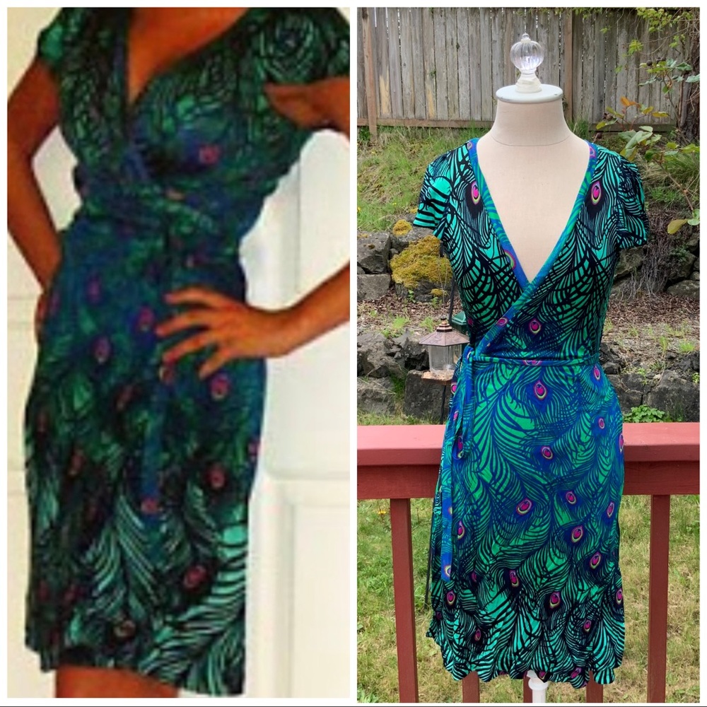 Matthew Williamson for H&M peacock dress size S
